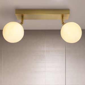 Modern loftlampe badeværelse hvid, Amer, IP44