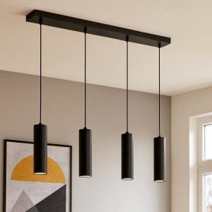 Modern pendel lampe spisebord sort, Carlos
