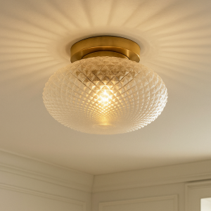 Retro loftlampe messing, Valesca