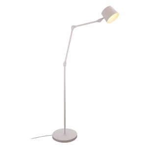 Modern gulv lampe hvid, Rinke, med brytare