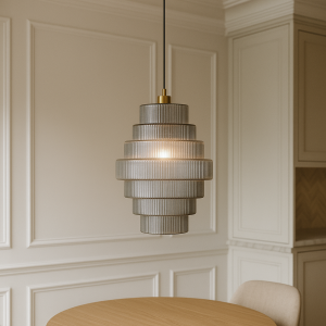 Retro pendler lampe grå, Paris