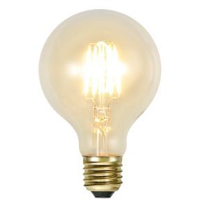 George E27 Stor pærelampe, G80, 2w ekstra atmosfærisk hvid, dæmpbar
