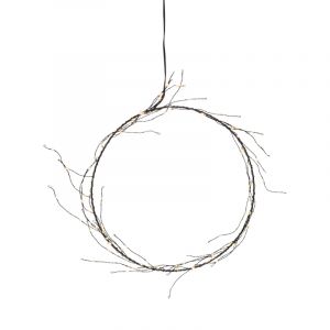 Hængende julelys 24cm, 95 lysdioder, med stik