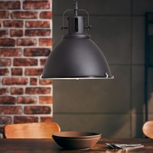Industri pendler lampe sort, Alexi