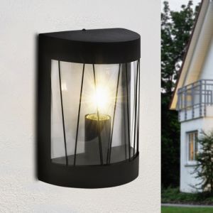 Industri udendørslampe sort, Jaynah, IP44