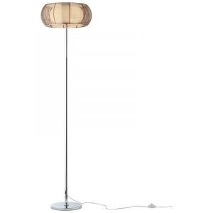 Modern gulv lampe bronze, Amela, med brytare