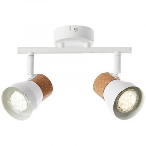 Kork loftlampe hvid, Charlotte