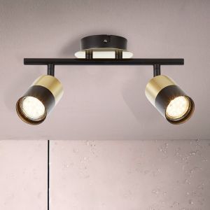 Modern loftlampe messing, Cato