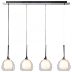 Modern pendler lampe krom, Emmelien