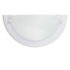Glas væglampe hvid, Angely
