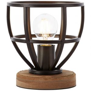 Modern bordlampe sort, Esmee, med brytare