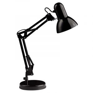 Industri skrivebordslampe sort, Naline, med brytare
