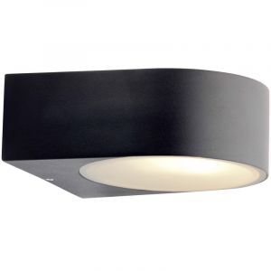 Metal udendørslampe sort, Alicha, IP44
