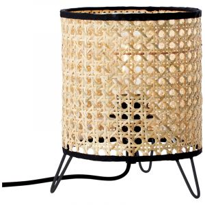 Rustik bordlampe brun, Emmelie
