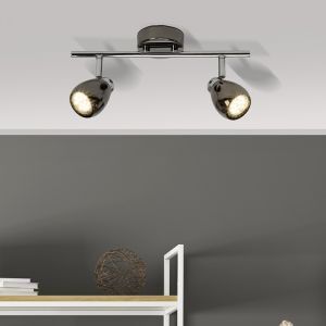 Metal loftlampe sort, Khadra, 3W, 3000K LED