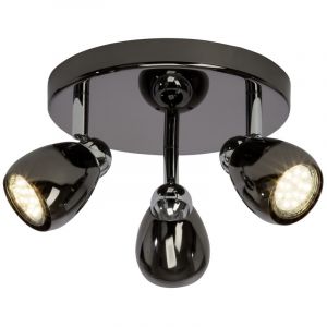 Metal loftlampe sort, Khadra, 3W, 3000K LED