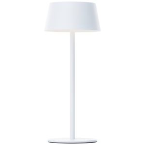 Modern udendørs væglampe solcelle hvid, Soumaya, 4W, 3000K LED, IP44, 3 trins lysdæmper