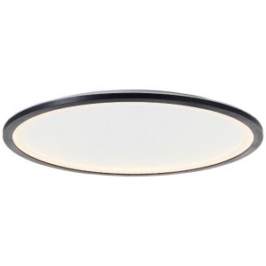 Modern LED panel loftlampe sort, Yamal, 36W, varm til kold hvid justerbar LED, med fjärrkontroll