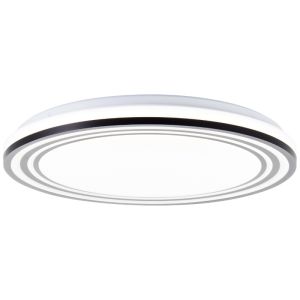 Modern loftlampe sort, Merlijn, 36W, white switch LED, med fjärrkontroll