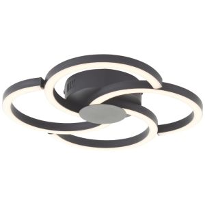 Design loftlampe sort, Somia, 22W, 3000K LED