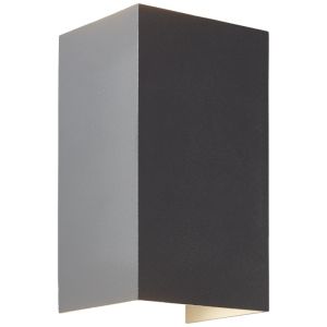 Modern up down væglampe grå, Romar, 8W, 3000K LED, IP44