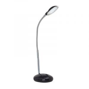 Plast skrivebordslampe sort, Marenthe, 2W, 6000K LED, med brytare