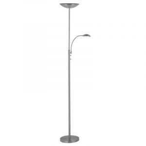 Modern gulv lampe krom, Elina, 18W, 3000K LED