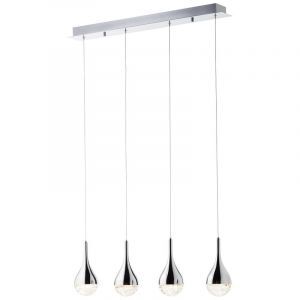 Klassisk pendler lampe krom, Emma, 5W, 3000K LED