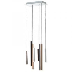 Modern pendler lampe brun, Olivia, 4W, 3000K LED