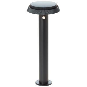 Metal udendørslampe gulvlampe solcelle sort, Ridvan, 4W, 3000K LED, IP44