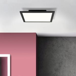 Modern LED panel loftlampe sort, Bojan, 18W, 4000K LED
