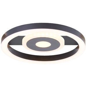 Design plafond sort, Konrad, 9W, 3000K LED