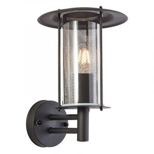Rustik udendørslampe sort, Gezina, IP44
