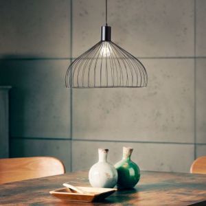 Industri pendler lampe sort, Adama