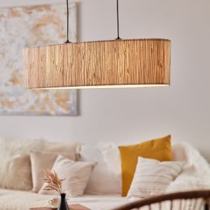 Rustik pendler lampe beige, Wenda
