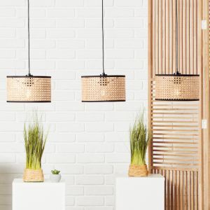 Rustik pendler lampe sort, Emmelie