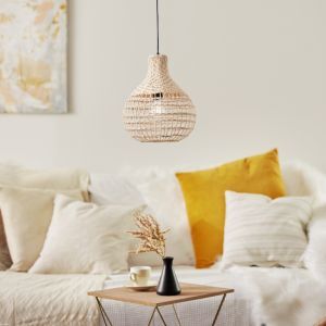 Rattan pendler lampe brun, Sian