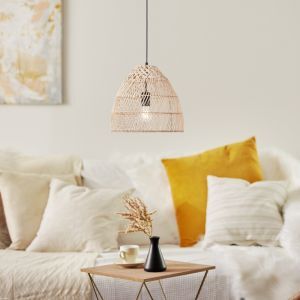 Rattan pendler lampe brun, Esra