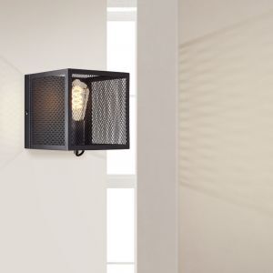 Industri væglampe sort, Esperanza
