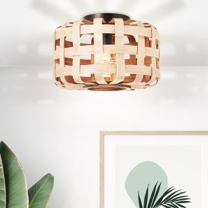 Træ plafond brun, Virginie