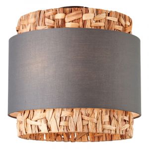 Rustik loftlampe grå, Vibeke