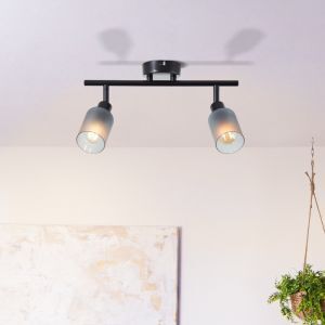 Glas loftspot sort, Fanny