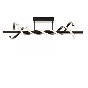 Modern loftlampe sort, Quang, 16W, 3000K LED