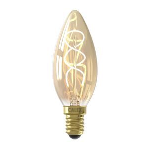 Dimmbare Calex E14 LED kertepære rav, 2,5W, 2100K