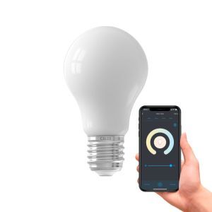 Calex LED WiFi pære E27 7W, varm til kold hvid justerbar
