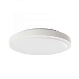 Hvid modern plafond plast, Kos, 16W, 3000K LED