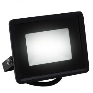 Sort projektørlys plast, Boaz, 10W, 6500K LED, IP66