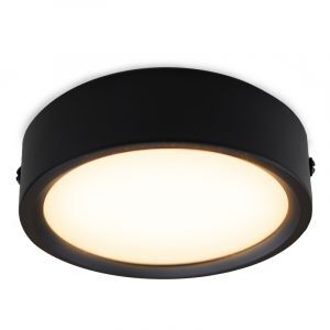 Sort loftlampe aluminium, Aletta, 5W, 3000K LED