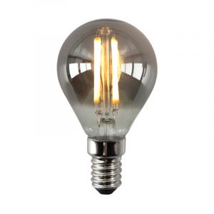Dæmpbar Olucia E14 LED pære, P45, 3w, Smoke glas, 2200k