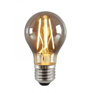 Dæmpbar Olucia E27 LED pære, A60, 5w, Smoke glas, 2200k